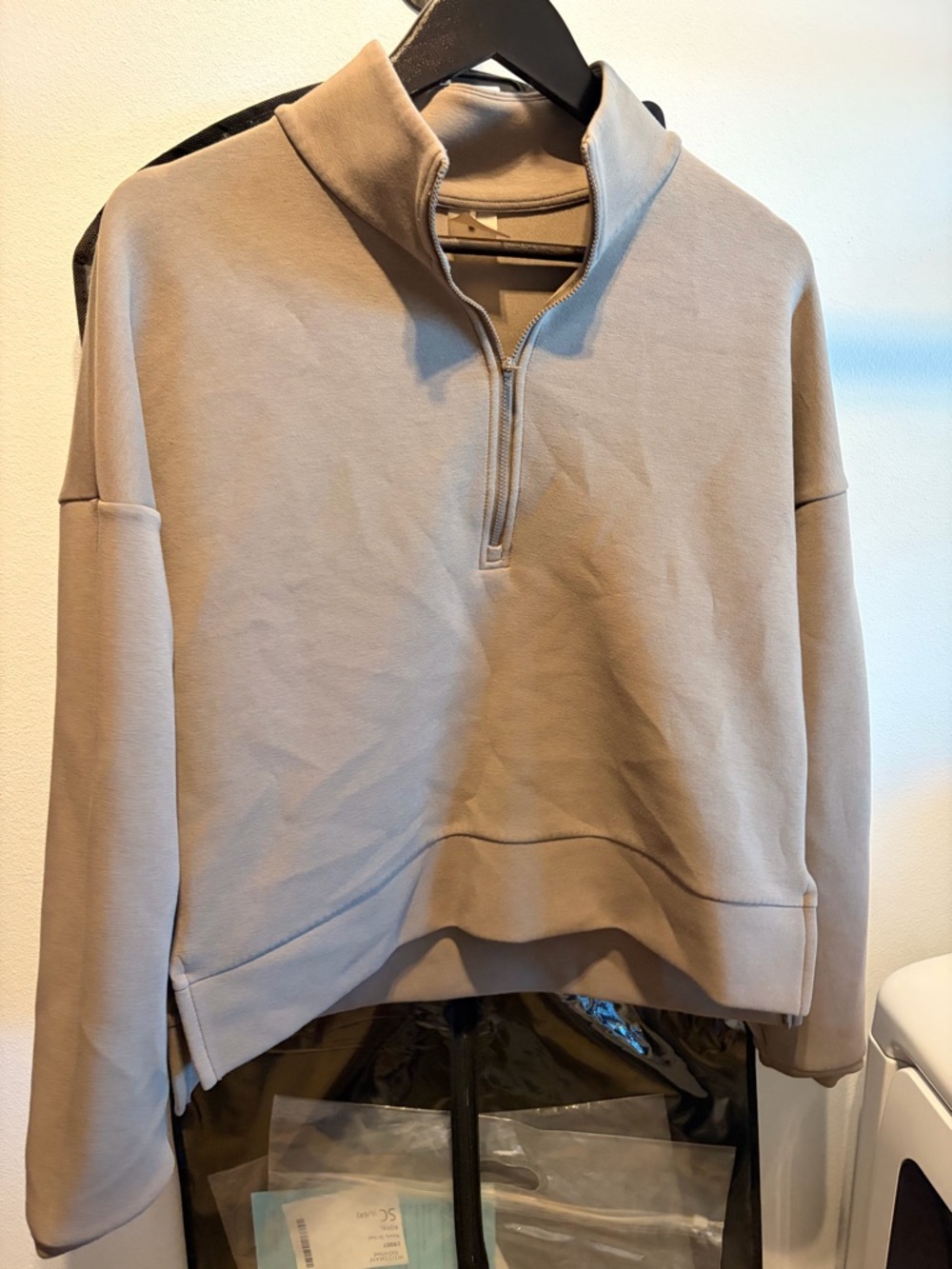 CALIA by Carrie Underwood Taupe Half-Zip Sweatshirt